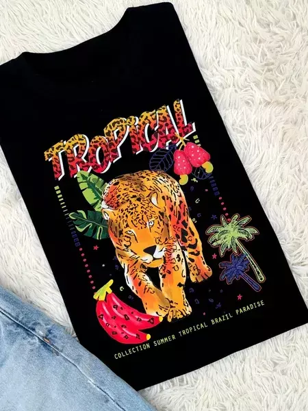 OVERSIZE - ONÇA TROPICAL