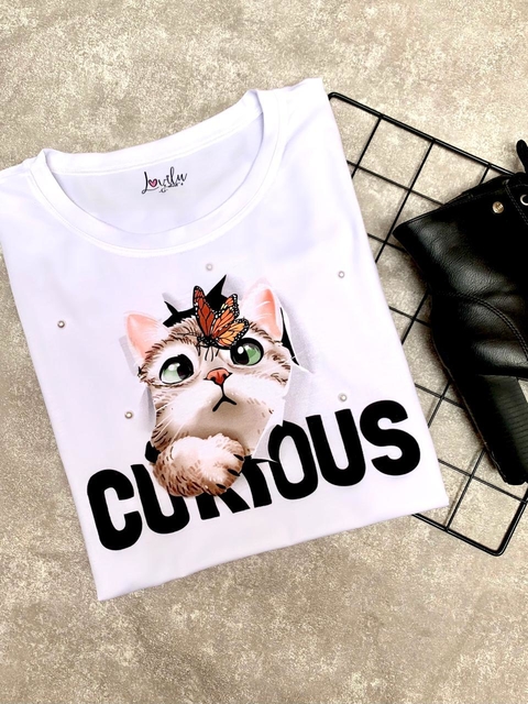GATO CURIOUS (PÉROLA NA ESTAMPA)