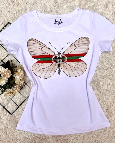 BORBOLETA COM APLICAÇÃO DE STRASS