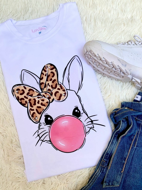 TSHIRT COELHINHA CHICLETE