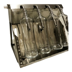 Envasadora Inox 4 bicos para cachaça - comprar online