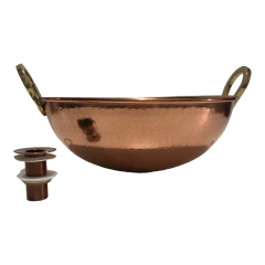 Cuba Tacho De Cobre 38 cm + Válvula na internet