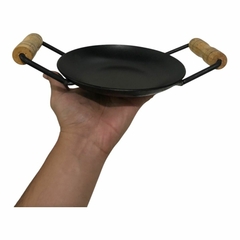 kit 5 Mini Disco de arado 18 cm p/ servir pequenas porções ou fritar ovo