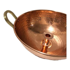 Cuba Tacho De Cobre 38 cm + Válvula