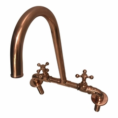 Torneira de cobre c/ misturador agua quente fria - loja online