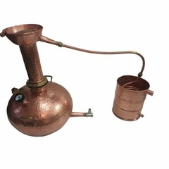 Alambique de cobre 20 Litros coluna c/ capelo - comprar online
