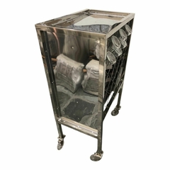 Mesa Escorredor Inox para 48 garrafas - Ideal para fábrica de cachaça e bebidas destiladas na internet