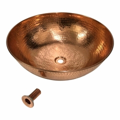 Cuba De Cobre Grande 47Cm válvula inclusa - comprar online