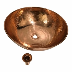 Cuba De Cobre 42cm + Válvula - Decobremetais