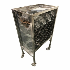 Mesa Escorredor Inox para 48 garrafas - Ideal para fábrica de cachaça e bebidas destiladas - comprar online