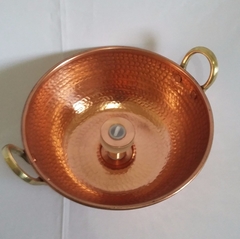 Cuba tacho de cobre 29cm + Válvula