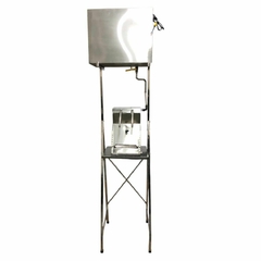 Kit Envasadora Inox para produção de cachaça 2 bicos + Tanque + Estrutura