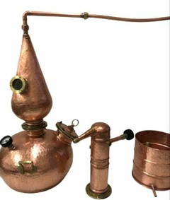 Alambique de cobre 10 Litros c/ 2 colunas - comprar online