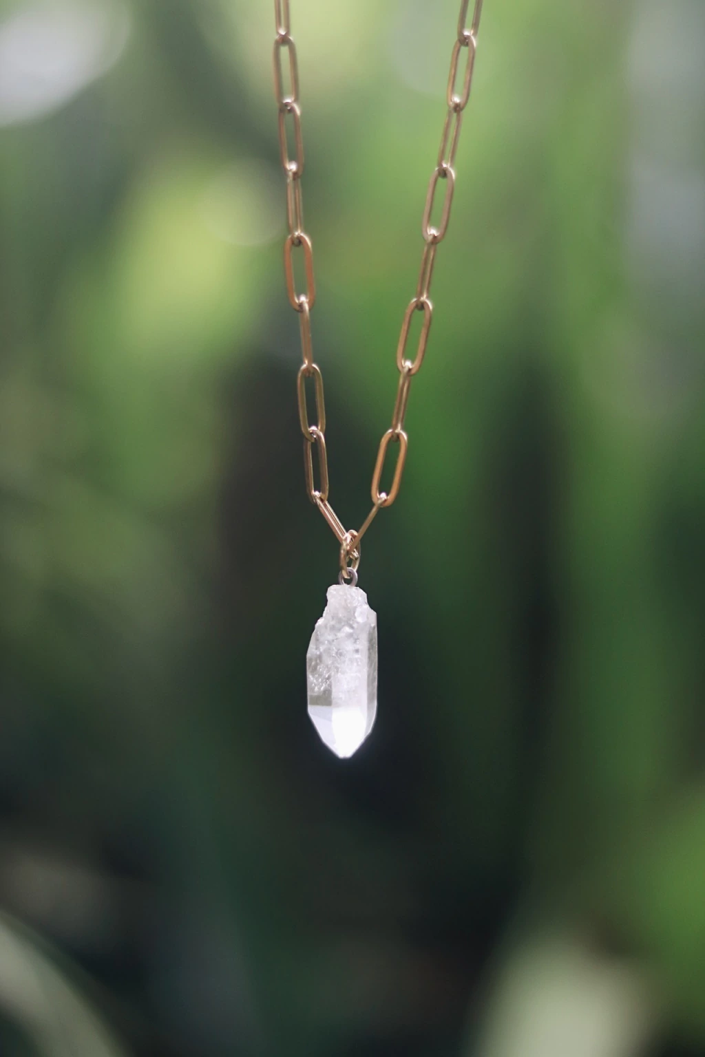 Collar Destello ◇ Cuarzo Cristal