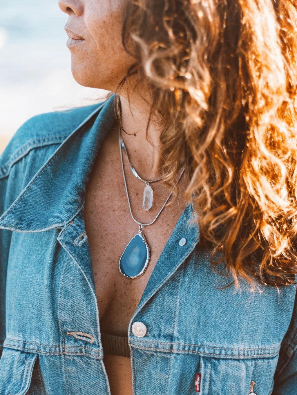 Collar Fluir ◇ Ágata Oceano