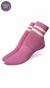PACK X 3 - Medias Mujer Soquete Alto Morley Liso Rayado/Estampado ELEMENTO