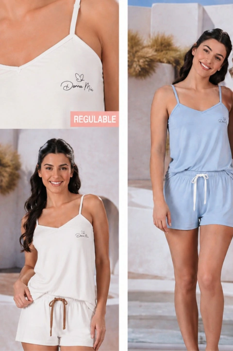 Pijama Musculosa Bretel Regulable Modal Soft DONNA MIA
