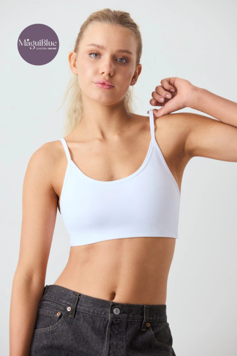 Corpiño Top Deportivo Microfibra Doble BRIGITTE