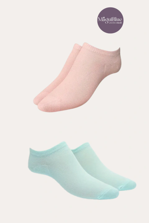 Pack x3 Medias Soquete ELEMENTO Invisible Liso Mujer YA VIENE ARMADO