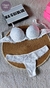 Conjunto Corpiño Tasa Soft Con Aro de Puntilla y Algodón con Colaless BRIGITTE - Lenceria Maguiblue