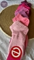PACK X 3 - Medias Mujer Soquete Alto Morley Liso Rayado/Estampado ELEMENTO