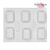 Molde Acetato Dlar 3,5cm | 6 cav.