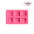 Molde Silicona Biscuit Cuadrado 2,5cm | 6 cav.