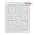 Molde Acetato Chocolatn 'Te amo' 5cm | 4 cav.