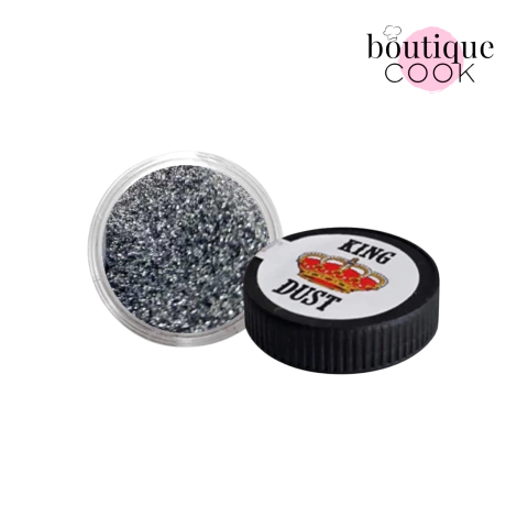 Glitter King Dust Plateado Laser Silver 4g