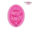 Molde Silicona Caballo Carrusel Placa | 6,5 cm