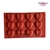Molde Silicona Geo Heart 5cm | 12 cav.