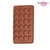 Molde Silicona Placa Flores | 24 cav.