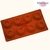 Molde Silicona Mini Bundt 6cm | 8 cav.