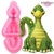 Molde Silicona Dinosaurio 7,5cm | 2 cav.