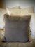ALMOHADON TUSSOR Y YUTE GRIS - comprar online
