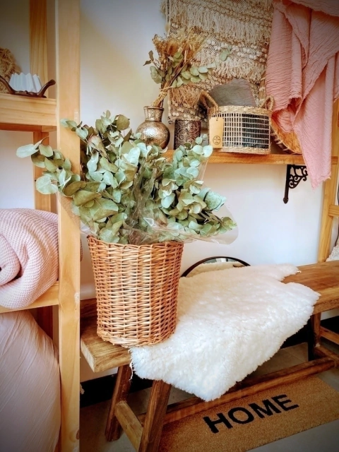 CANASTO MIMBRE CONICO