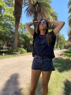 COLLAR CUERNO MADERA NEGRO - tienda online