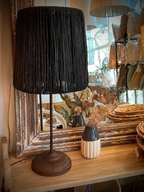 LAMPARA DE MESA KRAFT BLACK