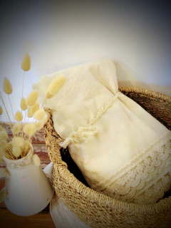 MANTEL TUSSOR PUNTILLA - El Almacén de Totó® | #Inspirando Mujeres