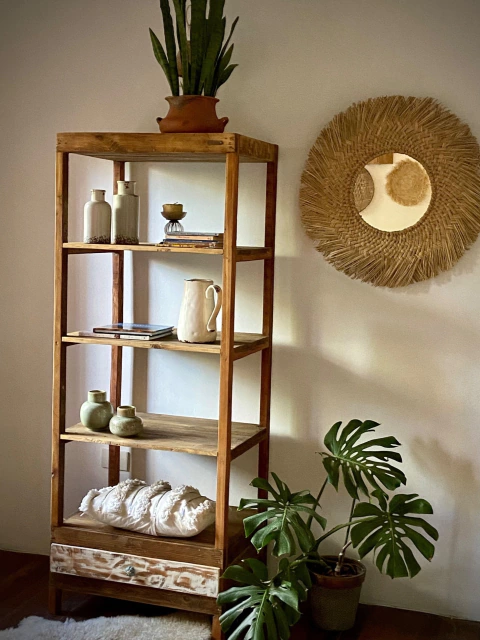 REPISA MADERA ANTIGUA 70CM