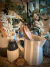 JARRA DE CERAMICA RAYAS 1L GRIS en internet