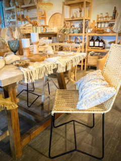 Imagen de SILLA HIERRO Y MIMBRE