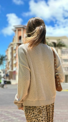 SWEATER SICILIA NEW BEIGE - tienda online