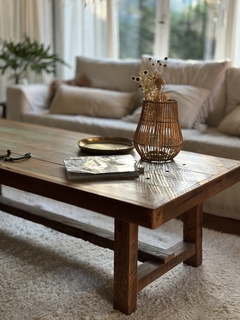 MESA RATONA DE MADERA ANTIGUA 1,80