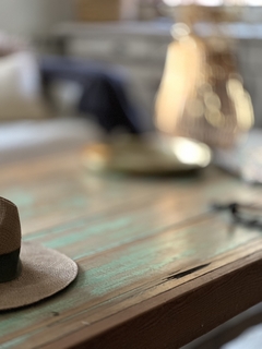 MESA RATONA DE MADERA ANTIGUA 1,80 - comprar online