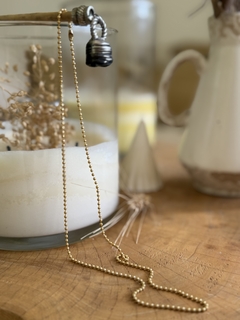 COLLAR ACERO MULTI BOLITAS - comprar online
