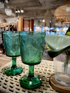 COPAS VIDRIO LABRADAS GREEN SET X6 en internet