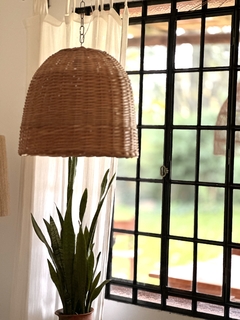 LAMPARA MIMBRE - tienda online