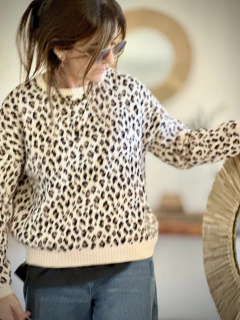SWEATER PRINT BEIGE - El Almacén de Totó® | #Inspirando Mujeres
