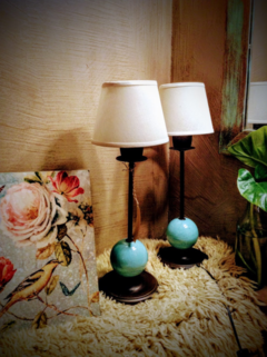VELADOR CERAMICA AQUA